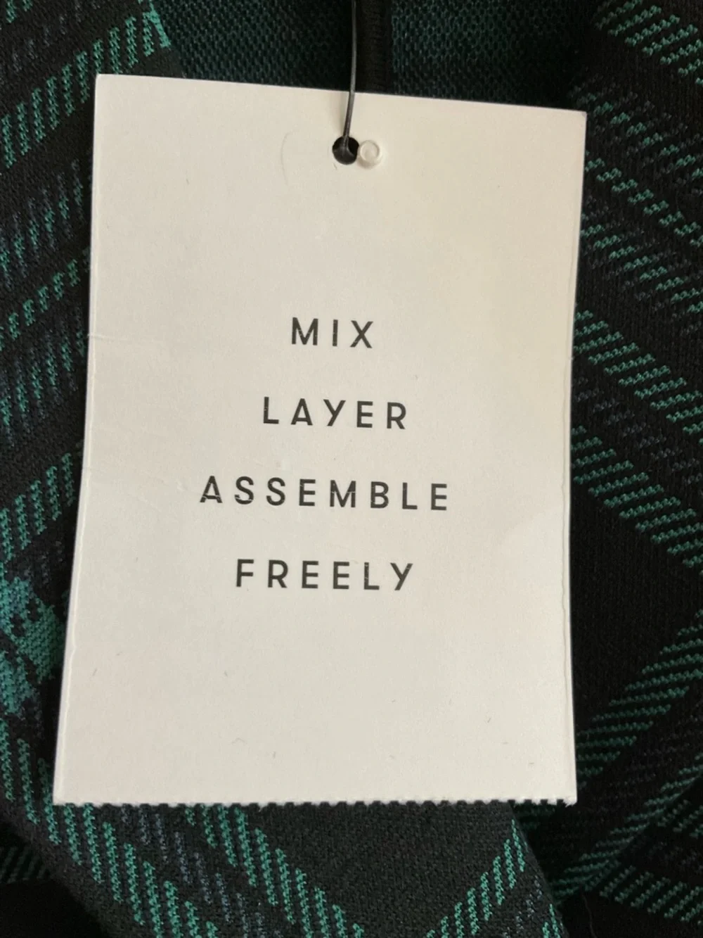 Free Assembly Plaid Double Breasted Schoolgirl Blazer